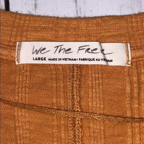 Free People Amber Combo Top Sz L - Picture 5 of 11